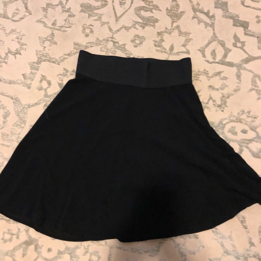 Alfani black knit skirt